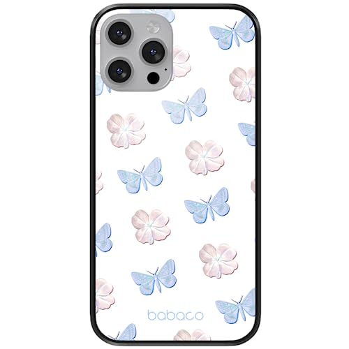 ERT GROUP etui na telefon Apple Iphone 13, case oryginalny i oficjalnie licencjonowany przez Babaco, wzór Flowers 043, wykonany z hartowanego szkła, etui ochronne
