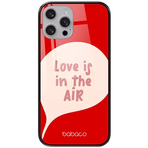 ERT GROUP etui na telefon Apple Iphone 13 MINI, case oryginalny i oficjalnie licencjonowany przez Babaco, wzór Love is in the air 001, wykonany z hartowanego szkła, etui ochronne