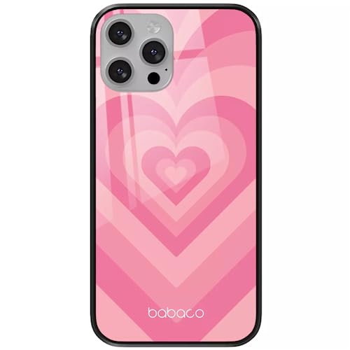 ERT GROUP etui na telefon Apple Iphone 13, case oryginalny i oficjalnie licencjonowany przez Babaco, wzór Hearts 007, wykonany z hartowanego szkła, etui ochronne