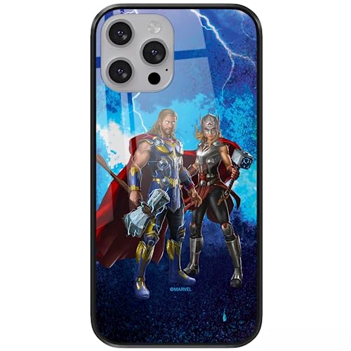 ERT GROUP etui na telefon Apple Iphone 13 MINI, case oryginalny i oficjalnie licencjonowany przez Marvel, wzór Thor 009, wykonany z hartowanego szkła, etui ochronne