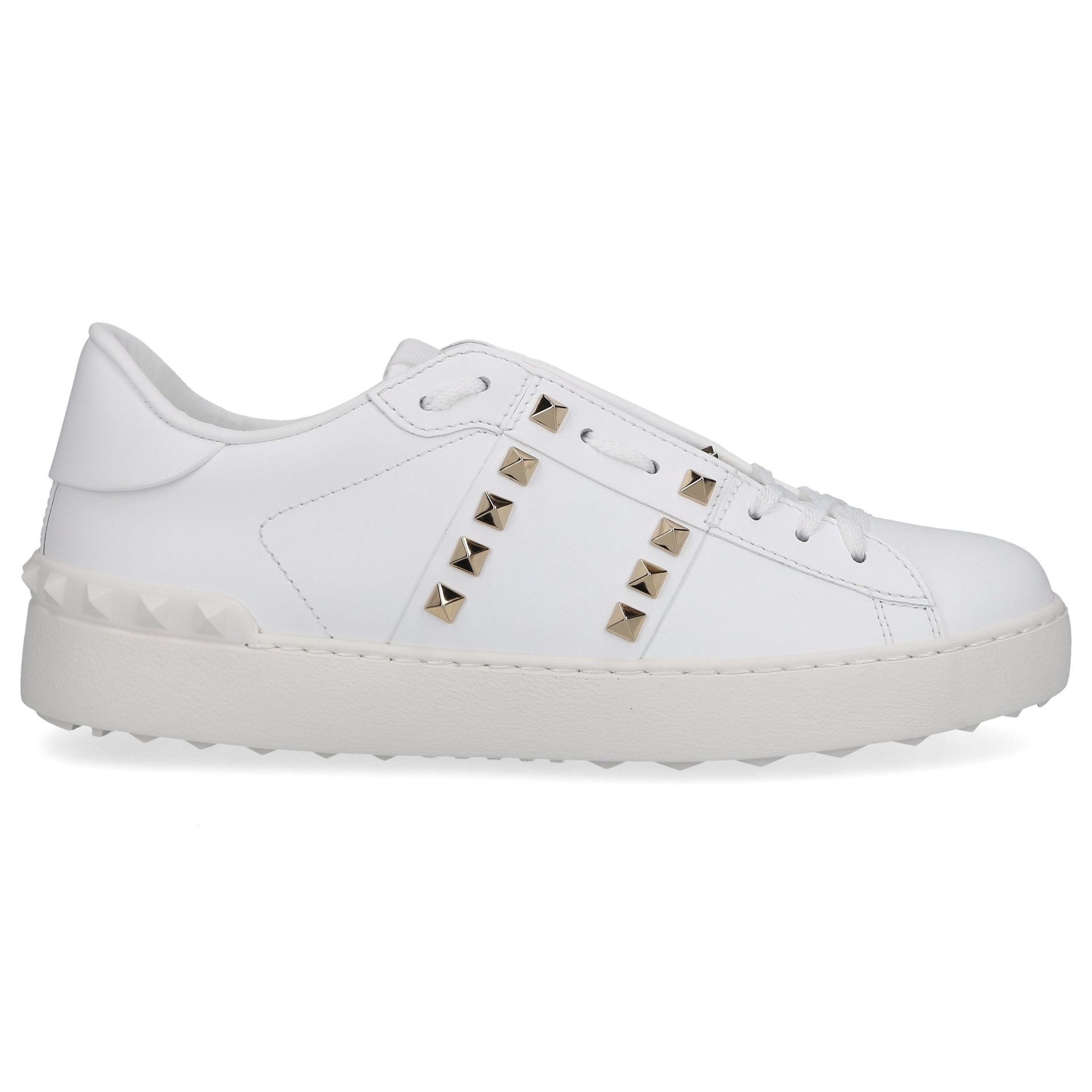 Valentino Garavani Trampki niskie ROCKSTUD UNTITLED skóra cielęca
