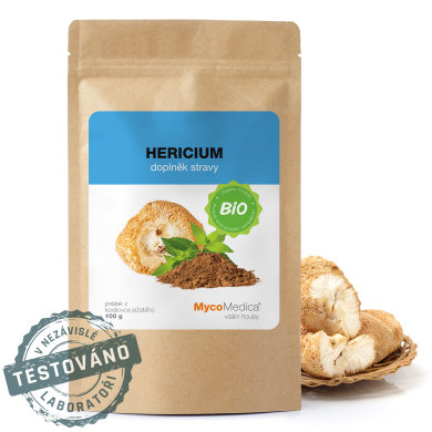 MycoMedica - BIO Hericium (Lwia Grzywa) proszek, 100 g