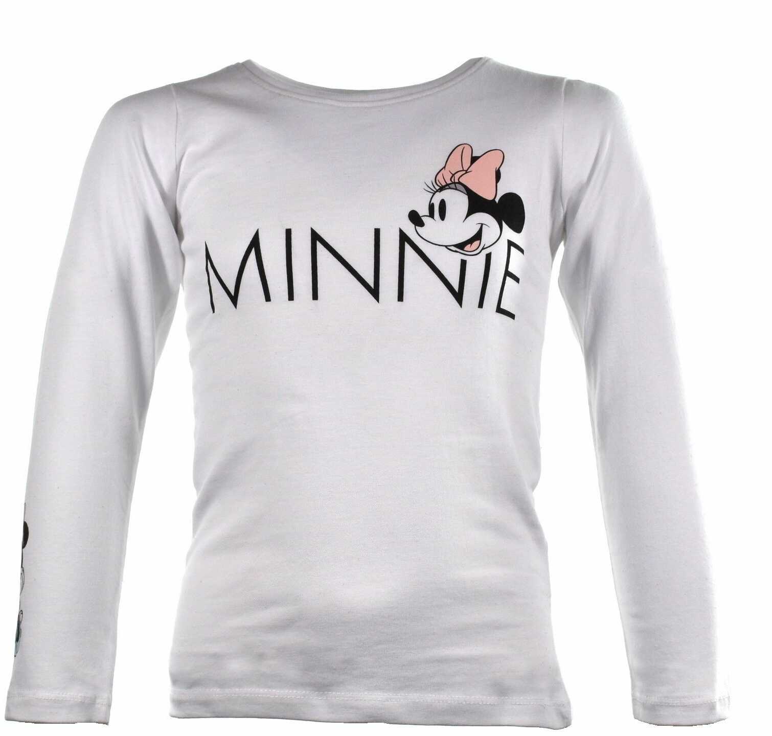 Bluzka dla dziewczynki Myszki Minnie biała