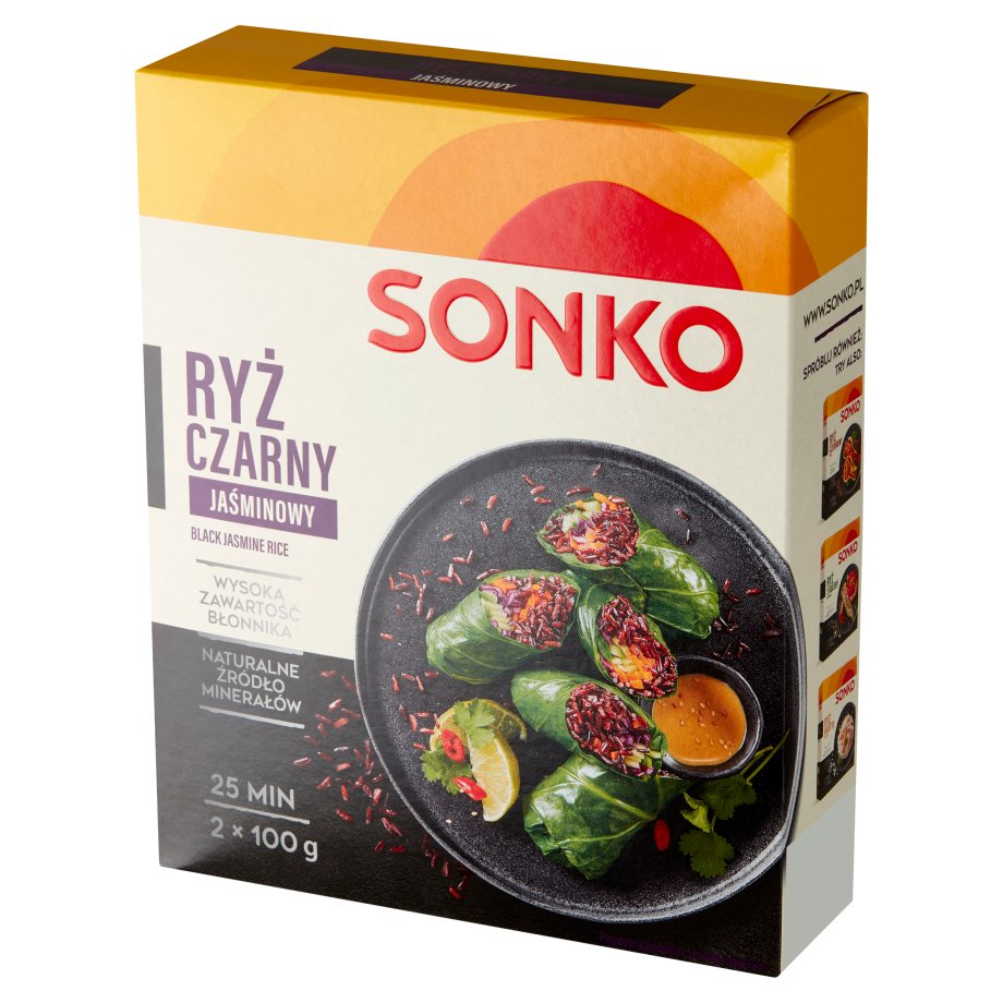 Sonko - Ryż czarny jaśminowy 2x100 g