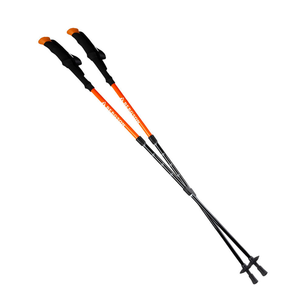 Kije trekkingowe składane BERGSON BTP-01 Orange