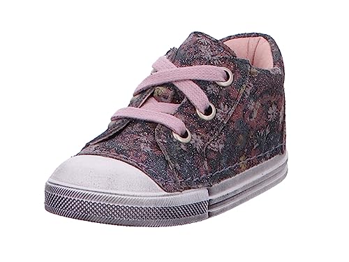 Däumling Emsi Sneakersy dla chłopców i dziewczynek, Fleurs Argento, 24 EU, Fleurs Argento, 24 EU