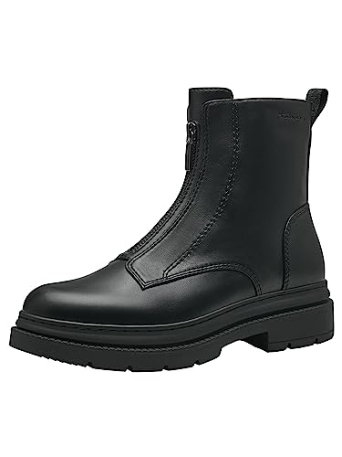 Tamaris Damskie botki 1-1-25496-41, czarny, 38 EU
