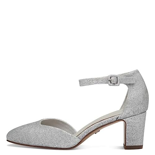 Tamaris Damskie czółenka 1-1-24432-41, Silver Glam, 40 EU, Silver Glam, 40 EU
