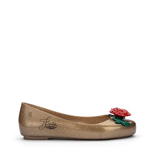 melissa Mini Sweet Love + Disney, Kapcie, Złoty, 35 EU, Złoty