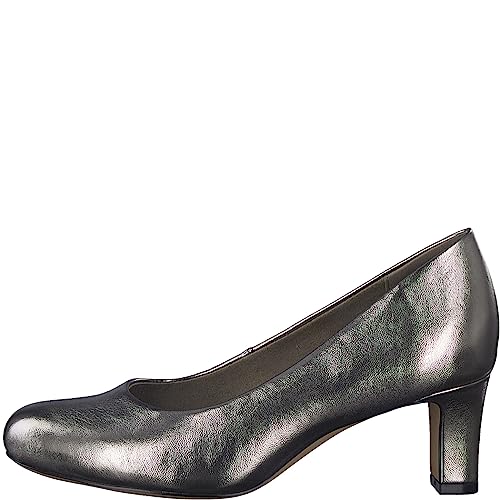Jana Damskie Softline 8-22472-41 wygodne buty wielozadaniowe klasyczne buty na co dzień, biznesowe, proste, odświętne czółenka, Pewter, 37 EU Weit