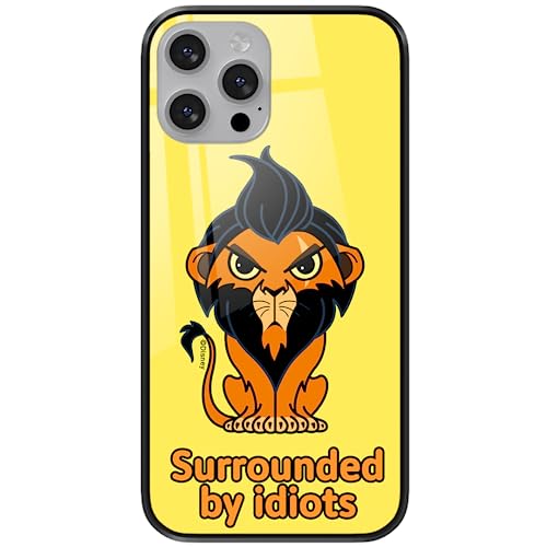 ERT GROUP etui na telefon Apple Iphone 13, case oryginalny i oficjalnie licencjonowany przez Disney, wzór Scar 001, wykonany z hartowanego szkła, etui ochronne