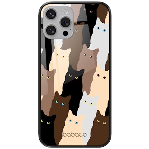 ERT GROUP etui na telefon Apple Iphone 13, case oryginalny i oficjalnie licencjonowany przez Babaco, wzór Cats 001, wykonany z hartowanego szkła, etui ochronne