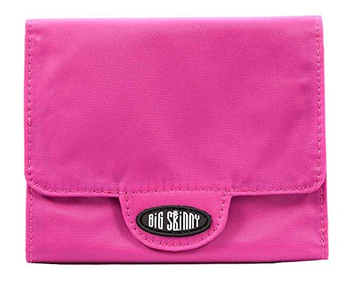 Big Skinny Damski portfel Trixie Tri-Fold na 30 kart, fuksja