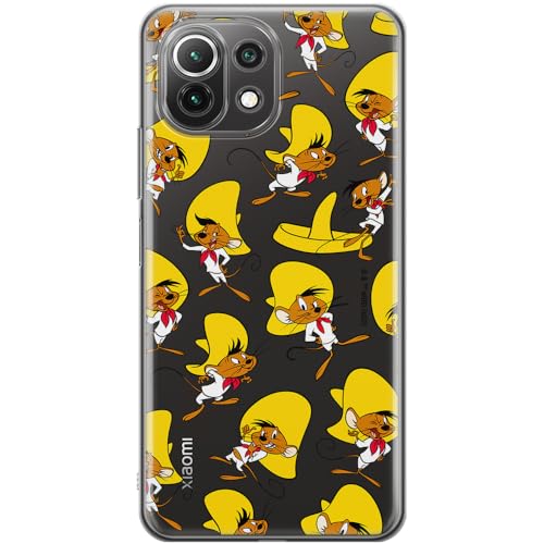 ERT GROUP etui na telefon Xiaomi 11 LITE 4G / 11 LITE 5G, case oryginalny i oficjalnie licencjonowany przez Looney Tunes, wzór Speedy Gonzales 001, plecki z TPU częściowo przeźroczyste