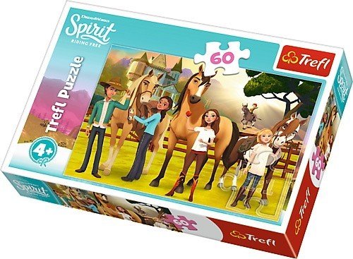 Trefl Puzzle 60 elementów Smak przyjaźni Spirit Riding Free