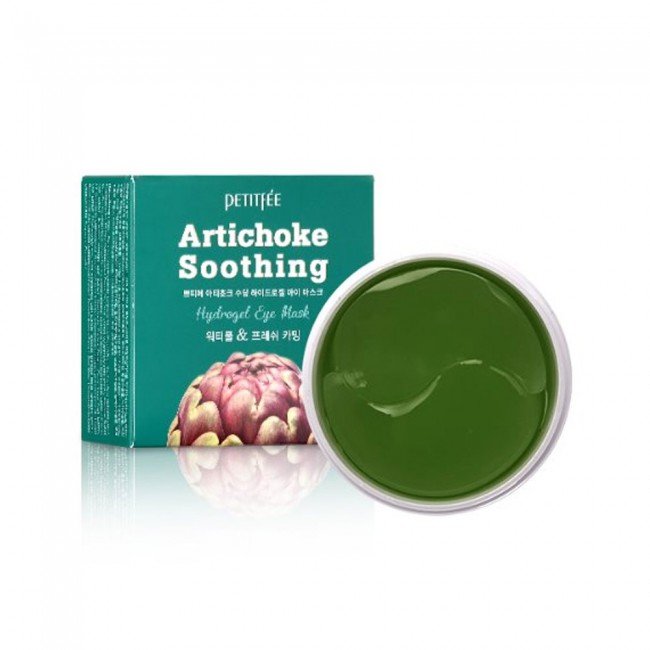 Petitfee Petitfee Artichoke Soothing Hydrogel Eye Mask 60 szt