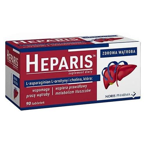 NORIS PHARMA Heparis x 90 tabl + przyłbica ochronna na twarz GRATIS!