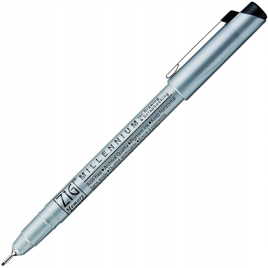 KURETAKE Cienkopis Millenium Czarny 0,8 mm