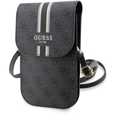 Etui na komórkę Guess PU 4G Printed Stripes Phone Bag (GUWBP4RPSK) Czarne