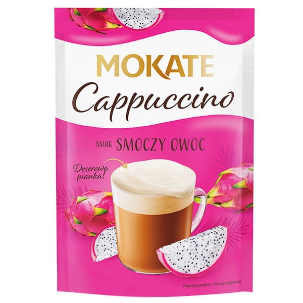 Kawa Cappuccino MOKATE o smaku smoczy owoc 40 g