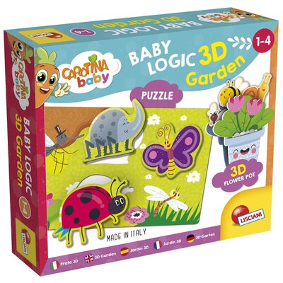 Puzzle Carotina Baby Logic 3D Ogród