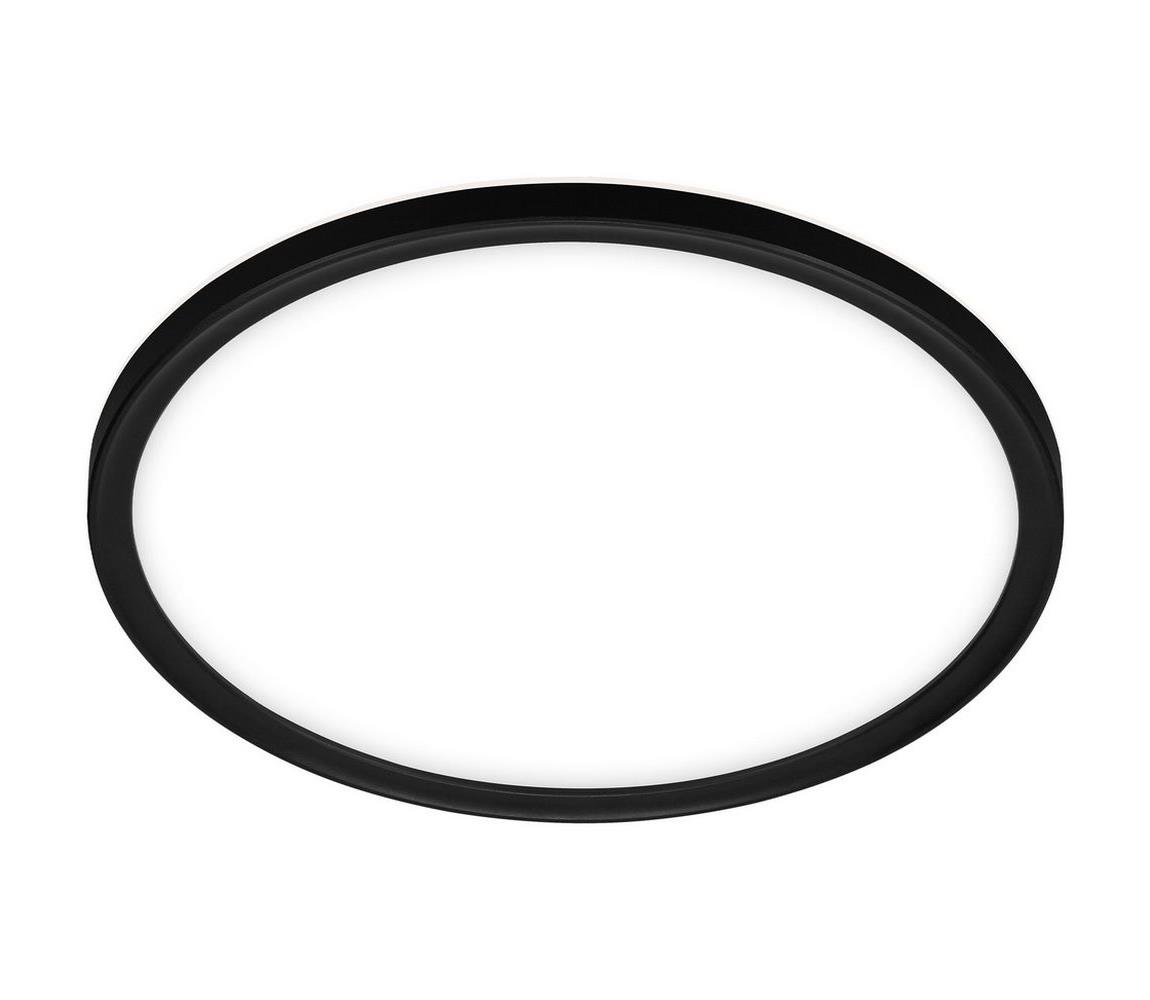 Briloner 3642-415 - LED Plafon łazienkowy SLIM LED/19W/230V IP44 czarne