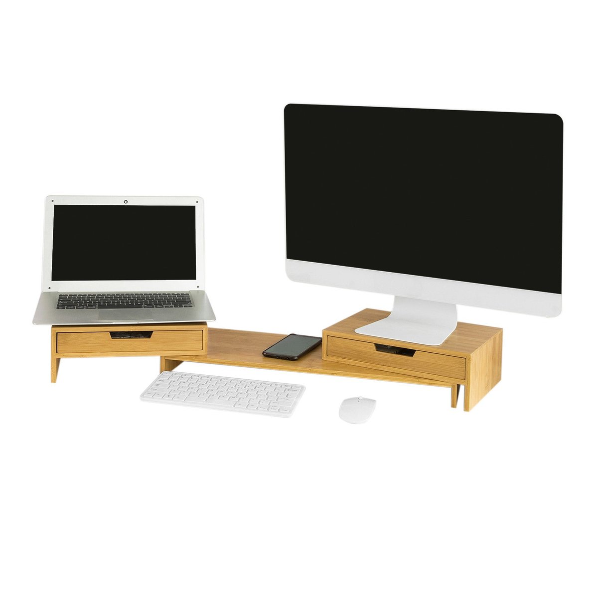 SoBuy Podstawka pod monitor, rozsuwana BBF04-N
