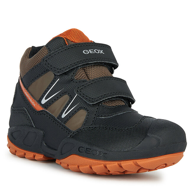 Śniegowce Geox J New Savage Boy B A J261WA 0CEFU C9279 M Black/Dk Orange