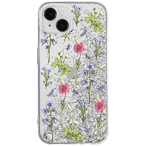ERT GROUP etui na telefon Apple Iphone 14 PLUS, case oryginalny i oficjalnie licencjonowany przez Disney, wzór Tinker Bell 004, optymalnie dopasowane, z efektem płynnego brokatu