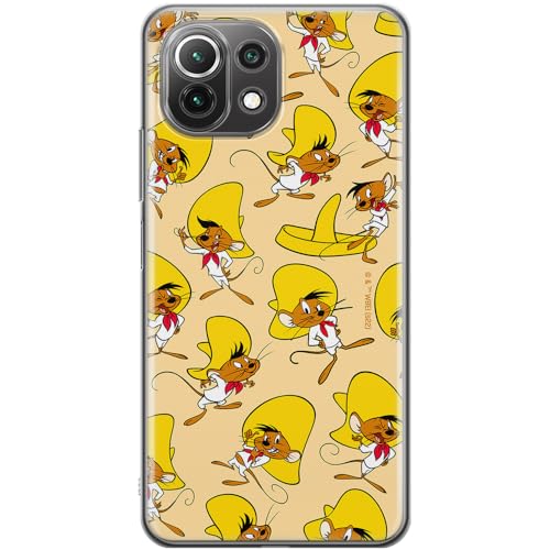 ERT GROUP etui na telefon Xiaomi 11 LITE 4G / 11 LITE 5G, case oryginalny i oficjalnie licencjonowany przez Looney Tunes, wzór Speedy Gonzales 001, plecki z TPU częściowo przeźroczyste
