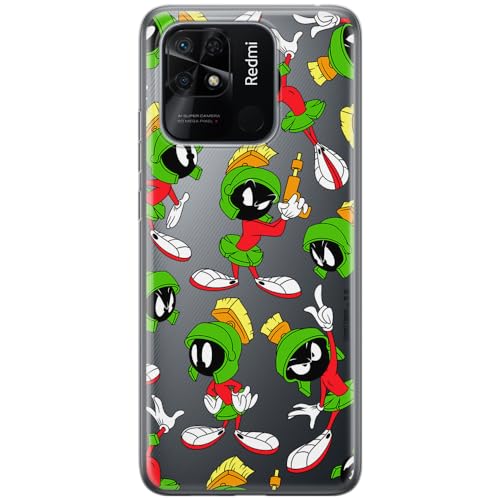 ERT GROUP etui na telefon Xiaomi REDMI 10C, case oryginalny i oficjalnie licencjonowany przez Looney Tunes, wzór Marvin 004, optymalnie dopasowane, plecki z TPU częściowo przeźroczyste