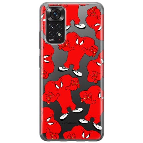 ERT GROUP etui na telefon Xiaomi REDMI NOTE 11S 4G / REDMI NOTE 11 4G, case oryginalny i oficjalnie licencjonowany przez Looney Tunes, wzór Gossamer 001, plecki z TPU częściowo przeźroczyste
