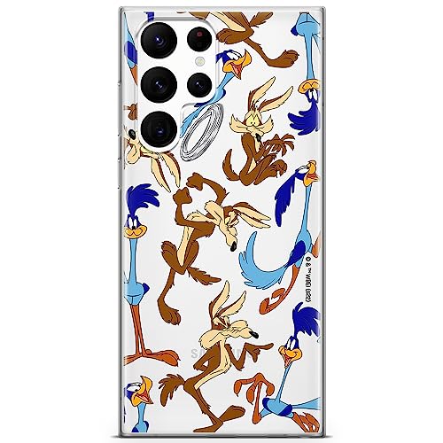 ERT GROUP etui na telefon Samsung S22 ULTRA, case oryginalny i oficjalnie licencjonowany przez Looney Tunes, wzór 021, optymalnie dopasowane, plecki z TPU częściowo przeźroczyste
