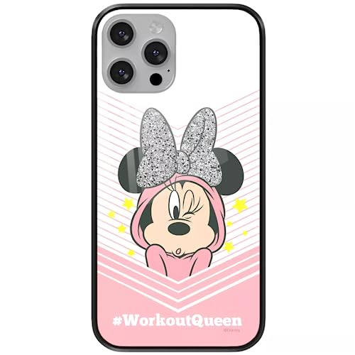 ERT GROUP etui na telefon Apple Iphone 13, case oryginalny i oficjalnie licencjonowany przez Disney, wzór Minnie 053, wykonany z hartowanego szkła, etui ochronne