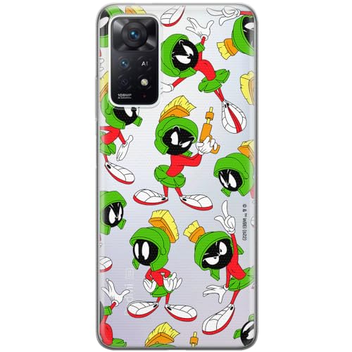 ERT GROUP etui na telefon Xiaomi REDMI NOTE 11 PRO 5G/ 11 PRO 4G/ 11 PRO Plus 5G, case oryginalny i oficjalnie licencjonowany przez Looney Tunes, wzór Marvin 004, częściowo przeźroczyste