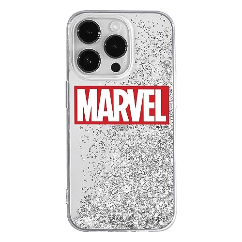 ERT GROUP etui na telefon Apple Iphone 14 PRO, case oryginalny i oficjalnie licencjonowany przez Marvel, wzór Marvel 006, optymalnie dopasowane, z efektem płynnego brokatu