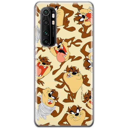 ERT GROUP etui na telefon Xiaomi MI NOTE 10 Lite, case oryginalny i oficjalnie licencjonowany przez Looney Tunes, wzór Tasmanian 005, optymalnie dopasowane, plecki z TPU częściowo przeźroczyste