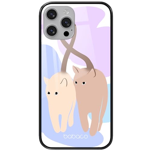 ERT GROUP etui na telefon Apple Iphone 13 MINI, case oryginalny i oficjalnie licencjonowany przez Babaco, wzór Cats 013, wykonany z hartowanego szkła, etui ochronne