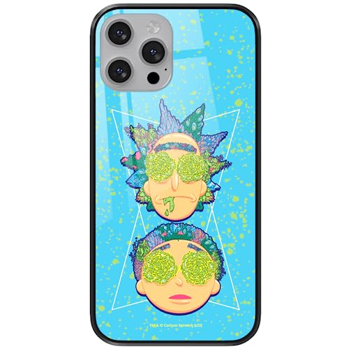 ERT GROUP etui na telefon Apple Iphone 13 MINI, case oryginalny i oficjalnie licencjonowany przez Rick and Morty, wzór Rick & Morty 023, wykonany z hartowanego szkła, etui ochronne