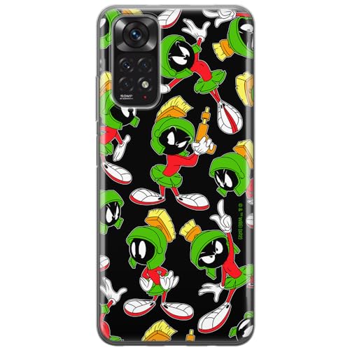 ERT GROUP etui na telefon Xiaomi REDMI NOTE 11S 4G / REDMI NOTE 11 4G, case oryginalny i oficjalnie licencjonowany przez Looney Tunes, wzór Marvin 004, plecki z TPU częściowo przeźroczyste
