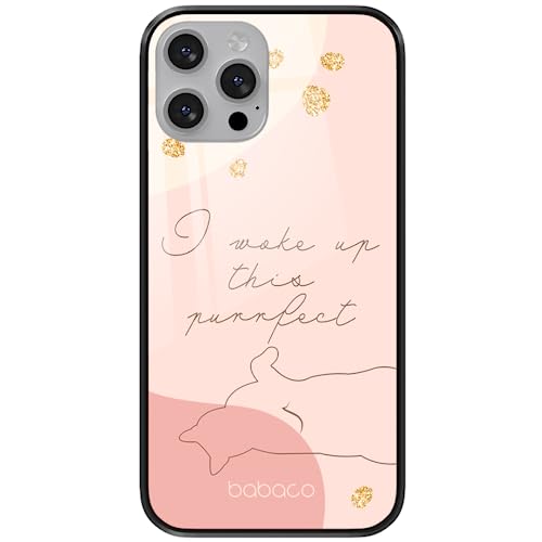 ERT GROUP etui na telefon Apple Iphone 13 MINI, case oryginalny i oficjalnie licencjonowany przez Babaco, wzór Cats 008, wykonany z hartowanego szkła, etui ochronne