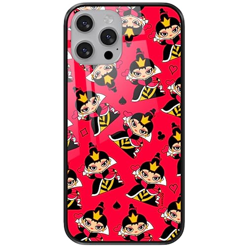 ERT GROUP etui na telefon Apple Iphone 13, case oryginalny i oficjalnie licencjonowany przez Disney, wzór Queen of Hearts 002, wykonany z hartowanego szkła, etui ochronne