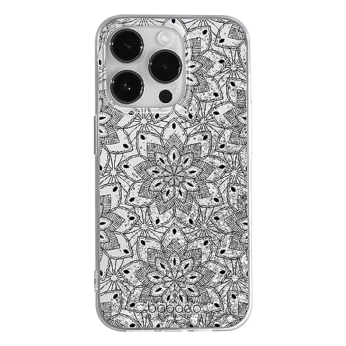 ERT GROUP etui na telefon Apple Iphone 14 PRO, case oryginalny i oficjalnie licencjonowany przez Babaco, wzór Mandalas 009, optymalnie dopasowane, z efektem płynnego brokatu