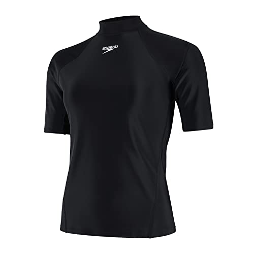 Speedo Short Sleeve Ochrona przed słońcem Rash Top Rash Guard Koszula damska