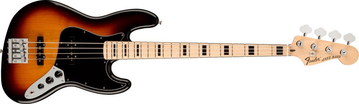 Fender Geddy Lee Jazz Bass Maple Fingerboard 3-Color Sunburst gitara basowa