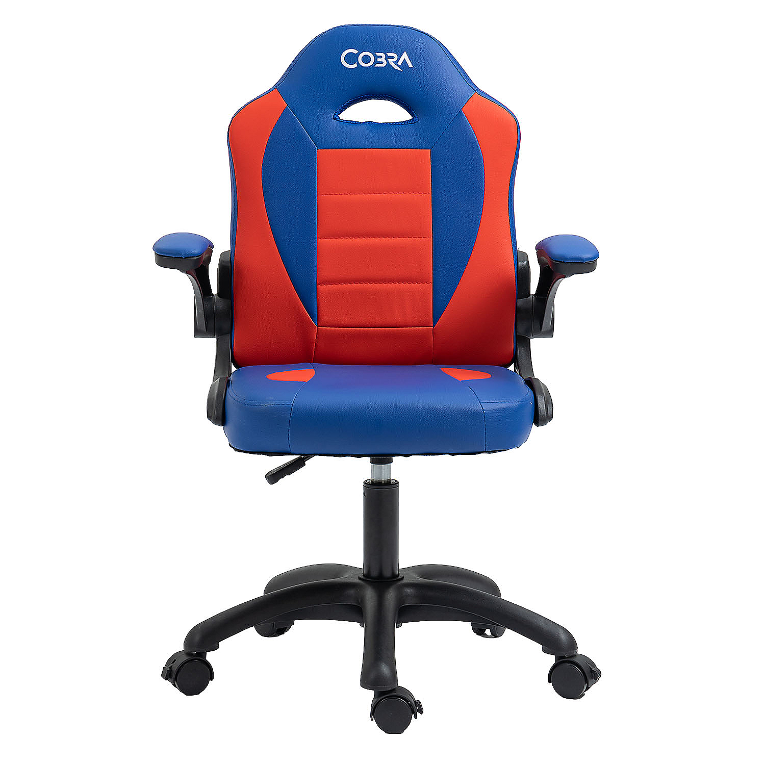 Fotel gamingowy COBRA JUNIOR, CRF – 2301, czerwono - niebieski