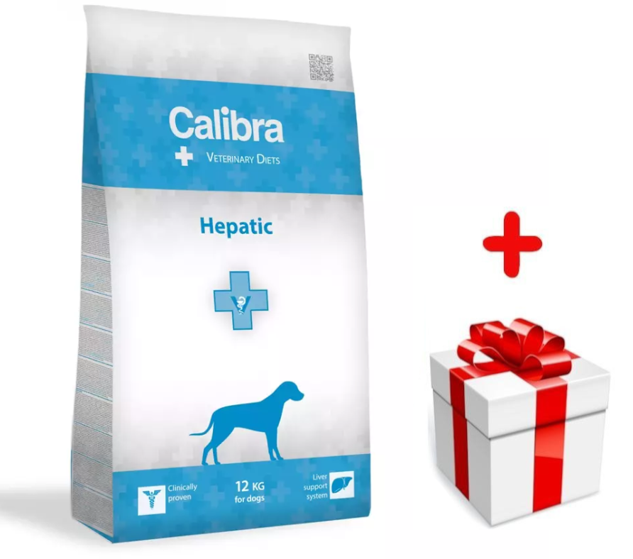 Calibra Veterinary Diets Dog Hepatic 12kg + Niespodzianka dla psa GRATIS