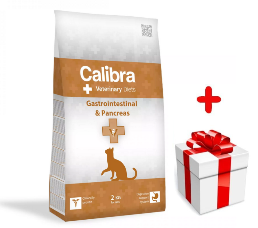Calibra Veterinary Diets Cat Gastro/Panceras 2kg + niespodzianka dla kota GRATIS!