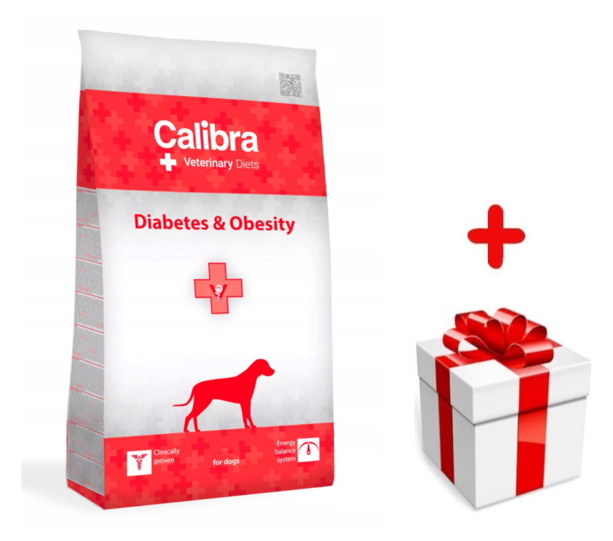 Calibra Veterinary Diets Dog Diabetes Obesity 2kg + Niespodzianka dla psa GRATIS
