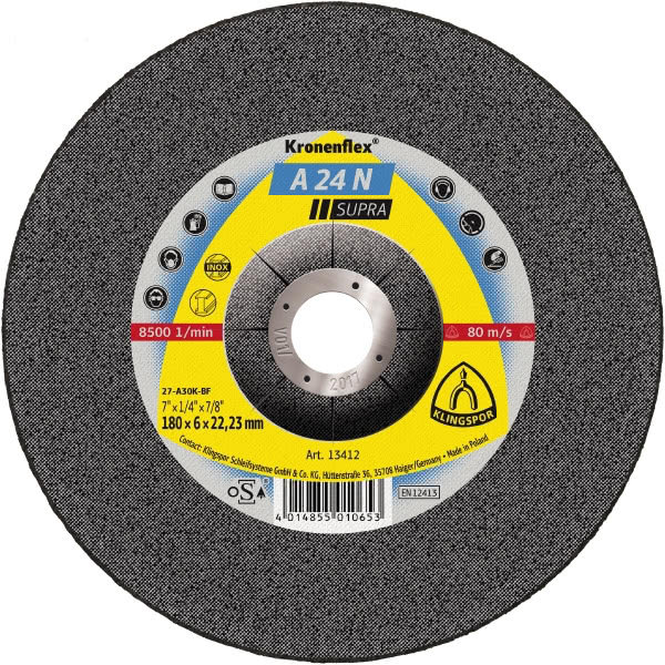 Klingspor TARCZA FLEX 27 230x6,0x22,2 A 24 N SUPRA 13432
